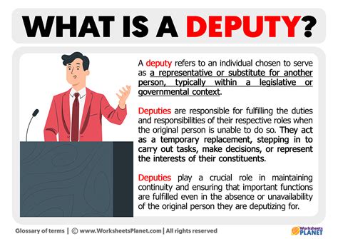 deputy meanign